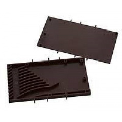 Вентиляционная коробочка 115х60х9 мм белая Софиевская Борщаговка