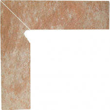 Клинкерный цоколь Paradyz Ilario beige lewy 8,1x30 см