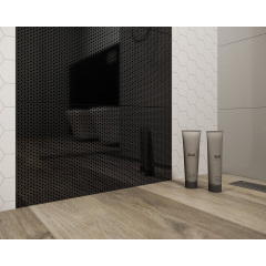 Настінна плитка Paradyz Uniwersalna Mozaika Prasowana Hexagon Grys 220х255 мм (1179590) Суми