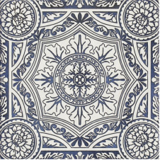 Настенная плитка Paradyz Sevilla Azul Dekor E 198х198 мм (1177894)