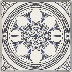 Настенная плитка Paradyz Sevilla Azul Dekor D 198х198 мм (1177891)