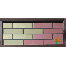 Кирпич гиперпрессованный гладкий 250x120x65 оливковый красный
