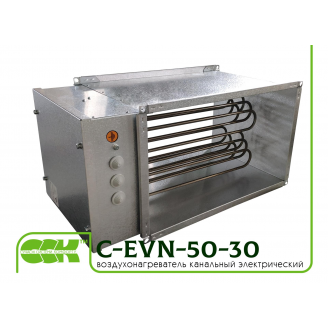 Нагрівач повітря електричний канальний C-EVN-50-30-12