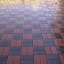 Тротуарная плитка Золотой Мандарин Кирпич стандартный 200х100х60 мм на сером цементе коричневый Хуст
