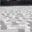 Тротуарна плитка Золотий Мандарин Стара площа 160х40 мм на білому цементі білий Кропивницький