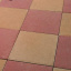 Тротуарна плитка Золотий Мандарин Плита 400х400х60 мм на сірому цементі персиковий Запоріжжя