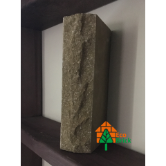 Кирпич облицовочный ECOBRICK скала ложек 250x100x65 мм оливка Полтава