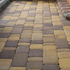 Тротуарна плитка Золотий Мандарин Старе місто 120х40 мм генуя Виноградів