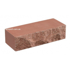 Облицювальна цегла LAND BRICK скеля червона повнотіла 250х100х65 мм