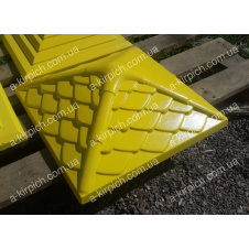 Кришка на паркан LAND BRICK Данія жовта 450х450 мм