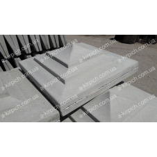 Кришка на паркан LAND BRICK Токіо сіра 400х400 мм