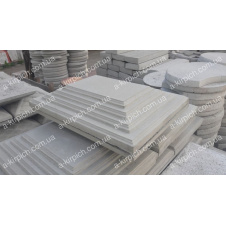 Кришка на паркан LAND BRICK Єгипет сіра 450х570 мм