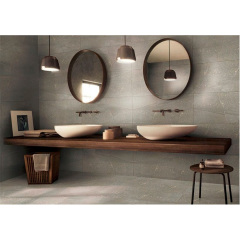 Керамогранитная плитка Stevol Stone lapatto dark grey 40х80 см (W4817AIK-B) Ровно