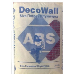 Гипсовая штукатурка ABS Siva DecoWall 30 кг белая Киев