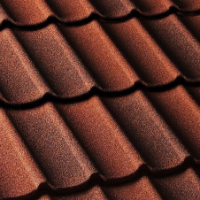 Фото - Композитна черепиця Gerard Diamant 1260х400 мм rosso Композитна черепиця Gerard Diamant 1260х400 мм rosso