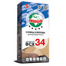 Фото - Клей для керамограніту ANSERGLOB BCX 34 Клей для керамограніту ANSERGLOB BCX 34