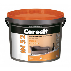 Интерьерная латексная краска Ceresit IN 52 SUPER База C матовая 3 л прозрачный Херсон