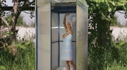 Літній душ для дачі