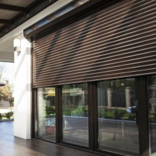 Фото - Рольставни ALUTECH Prestige 3100х2500 мм коричневый Рольставни ALUTECH Prestige 3100х2500 мм коричневый