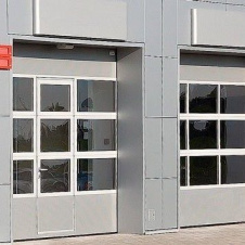 Секційні ворота ALUTECH AluTrend АЛПС S-гофр 40 мм