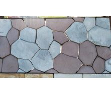 Тротуарная плитка Киевский Каштан 30 мм коричневый