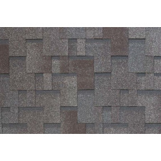 Фото - Битумно-полимерная черепица Tegola Nobil Tile Акцент 1000х337 мм серо-коричневый Битумно-полимерная черепица Tegola Nobil Tile Акцент 1000х337 мм серо-коричневый