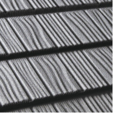 Фото - Композитная черепица QueenTile Shake 1-тайлова 1175x420 мм grey Композитная черепица QueenTile Shake 1-тайлова 1175x420 мм grey