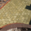 Тротуарна плитка Золотий Мандарин Цегла антик на сірому цементі 240х160х90 мм (RAL1002/пісочно-жовтий) Київ