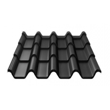 Металлочерепица Ruukki Armorium Pural matt BT 0,50мм RR-33 (Черный)