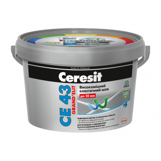 Затирка для швов Ceresit СЕ 43 Grand'elit 2 кг графит