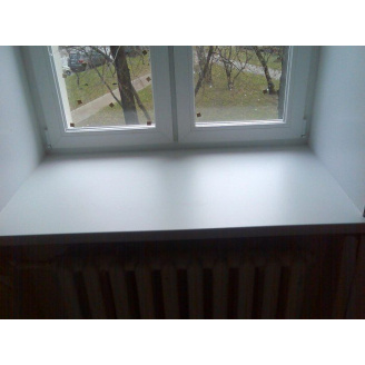 Підвіконня вологостійке біле