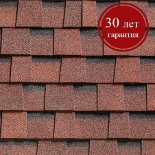 Бітумна черепиця Shinglas Ранчо червоний