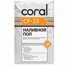 Пол наливний самовирівнюючий Coral CF-33 25 кг