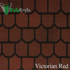 Бітумна черепиця GAF Victorian Red