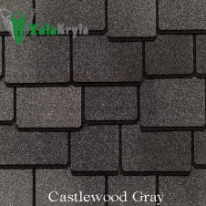 Бітумна черепиця GAF Woodland Castlewood Gray