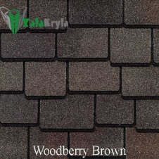 Битумная черепица GAF Woodland Woodberry Brown