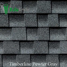 Бітумна черепиця GAF Timberline Pewter Gray