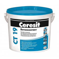 Контактная грунтовка Ceresit СТ 19 Бетонконтакт 7,5 кг Цумань