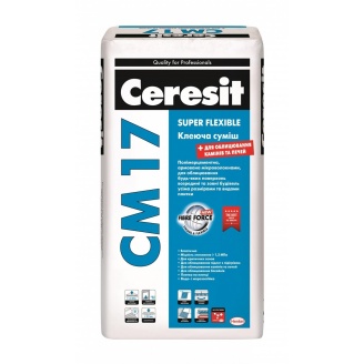 Клеящая смесь Ceresit CM 17 Super Flexible 25 кг