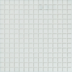 Мозаика стеклянная Stella di Mare B11 белая на сетке 327х327 мм Токмак