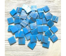Скляна мозаїка Eco-Mosaic 20х20 мм 33х33 см синя (20Z16)