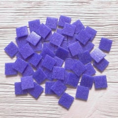 Скляна мозаїка Eco-Mosaic 20х20 мм 33х33 см фіолетова (20L19) Ужгород