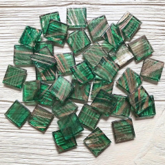 Стеклянная мозаика Eco-Mosaic 20х20 мм 33х33 см зеленая (20Z26) Хмельницкий