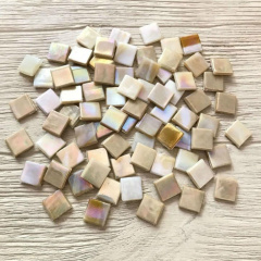 Скляна мозаїка Eco-Mosaic 15х15 мм 33х33 см бежева (MRY545) Мелітополь