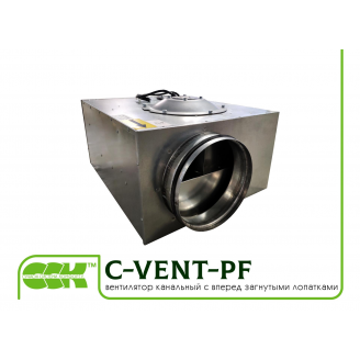 Вентилятор канальный C-VENT-PF-355-6-380 для круглых каналов с вперед загнутыми лопатками