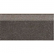 Керамогранитная ступень Cersanit Milton Graphite Steptread 8х598х298 мм