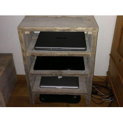 Маленький стелаж в стилі LOFT (Rack - 093) Тернопіль