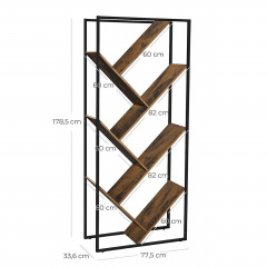 Стелаж для зберігання в стилі LOFT (Rack - 002) Тернопіль