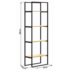 Стеллаж для хранения в стиле LOFT (Rack - 141) Ровно