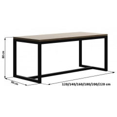 Обідній стіл в стилі LOFT (Table-149) Чернівці